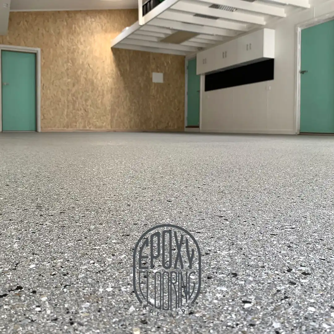 Double Garage with epoxy flooring in Adelaide
