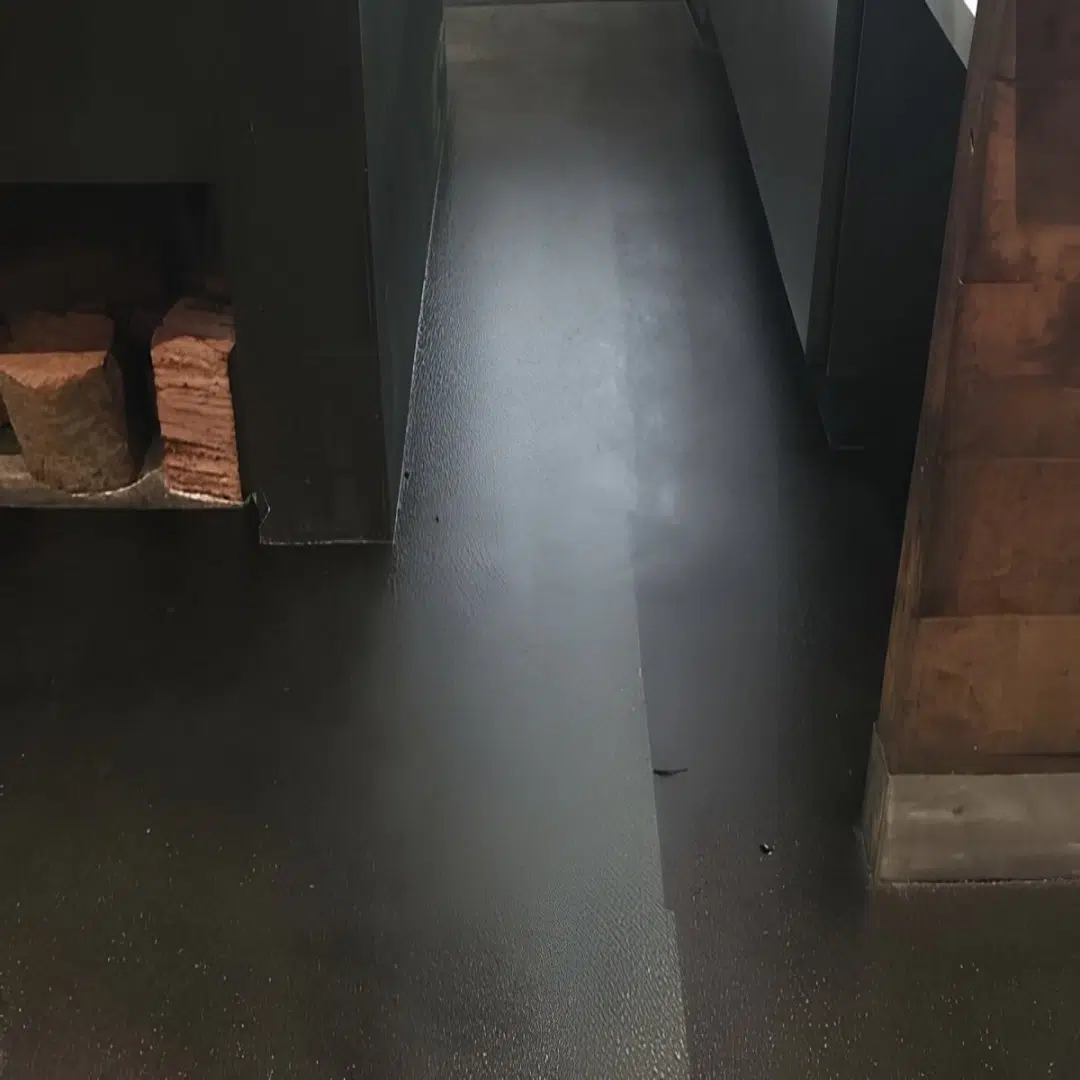 La Boca Kitchen hallway floor