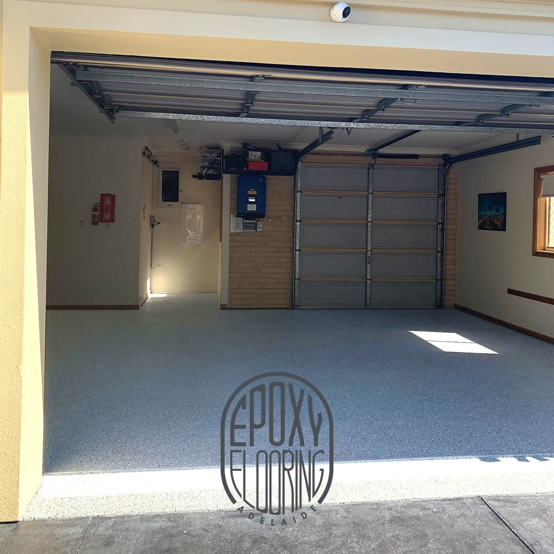 New epoxy floor for double garage