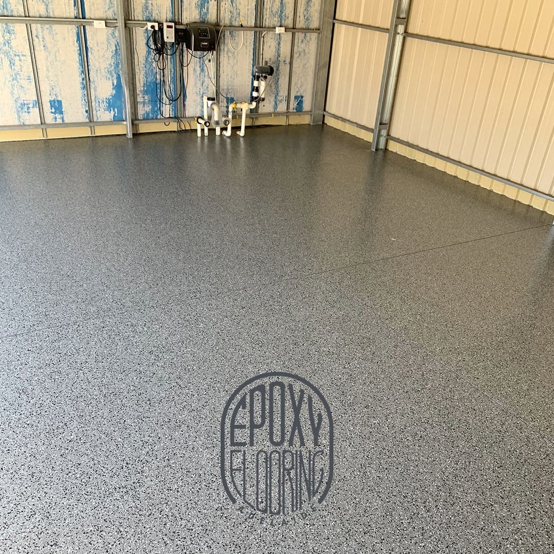 Pool shed with epoxy floor in Adelaide