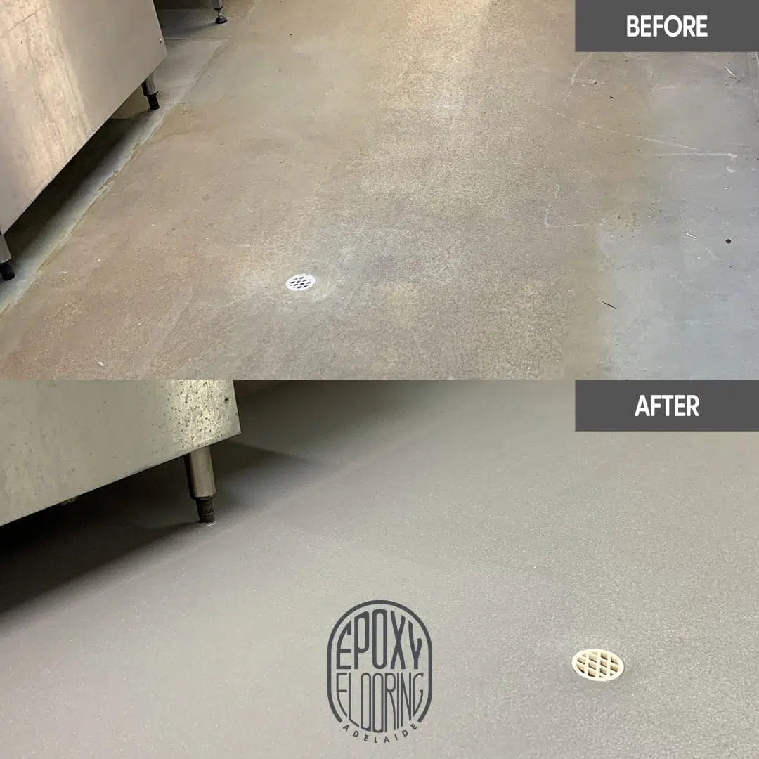 industrial kitchen new floor