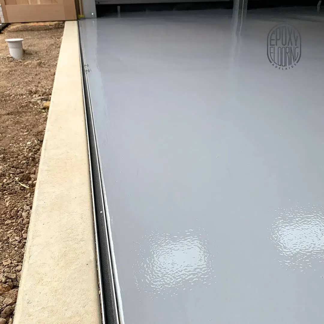 pipeline grey epoxy flooring